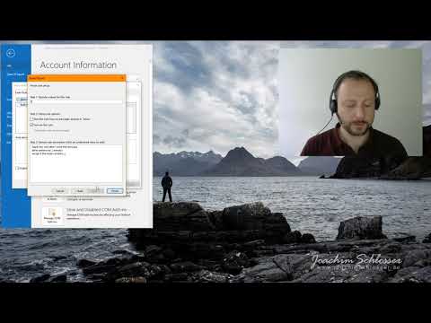 How to delay email send in Outlook with a rule