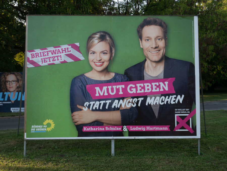 Wahlplakat 2018 Grüne Schulze Hartmann